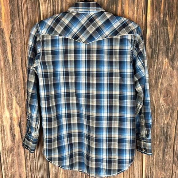 Boys Pintlar Plaid Button Down Shirt- Larger - Picture 5 of 9